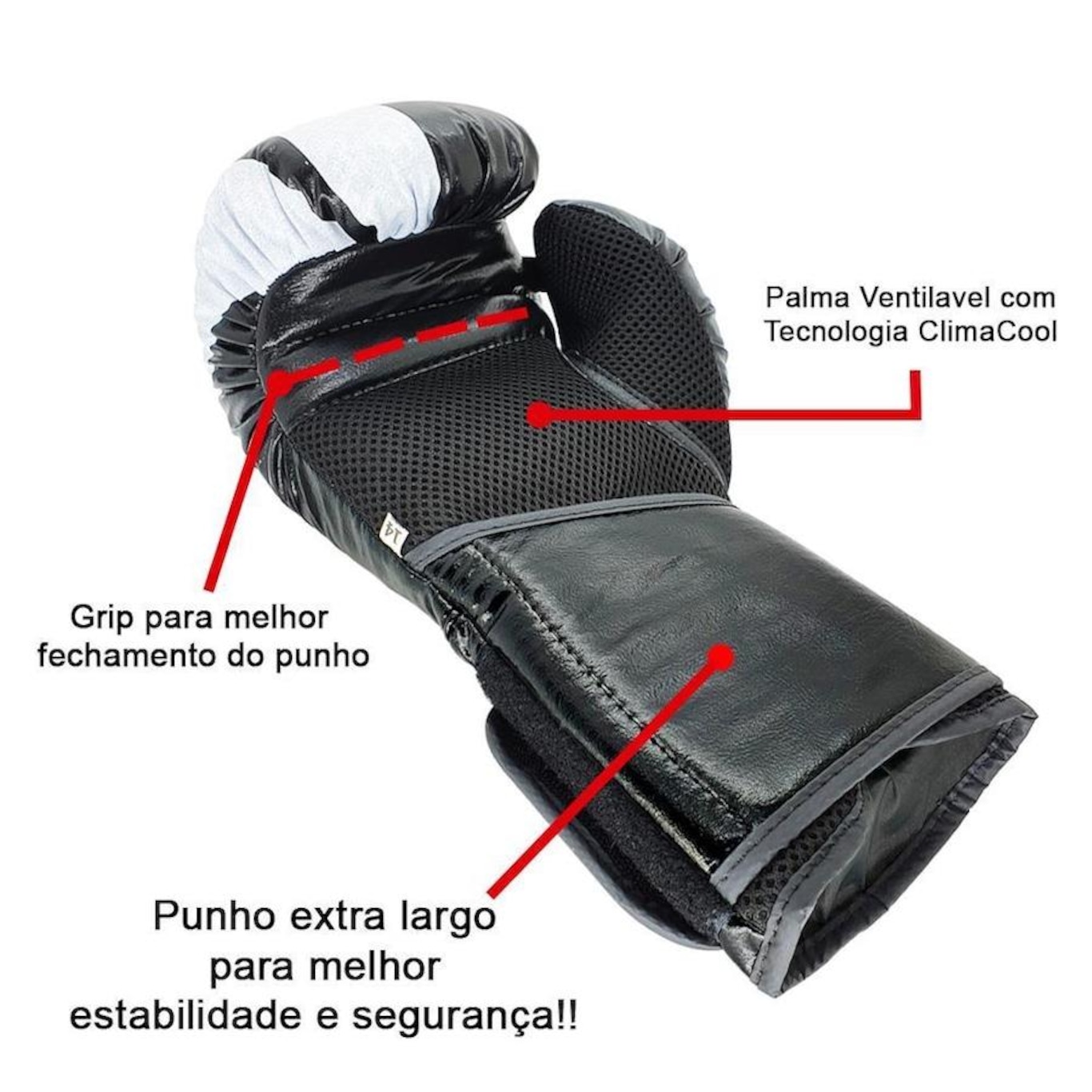 Kit de Muay Thai Spank CONFY Kickboxing com Bolsa - Adulto - Foto 4