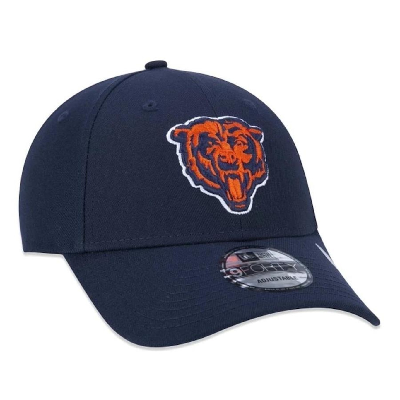 Boné Aba Curva New Era Chicago Bears 940 Team - Snapback - Adulto - Foto 4