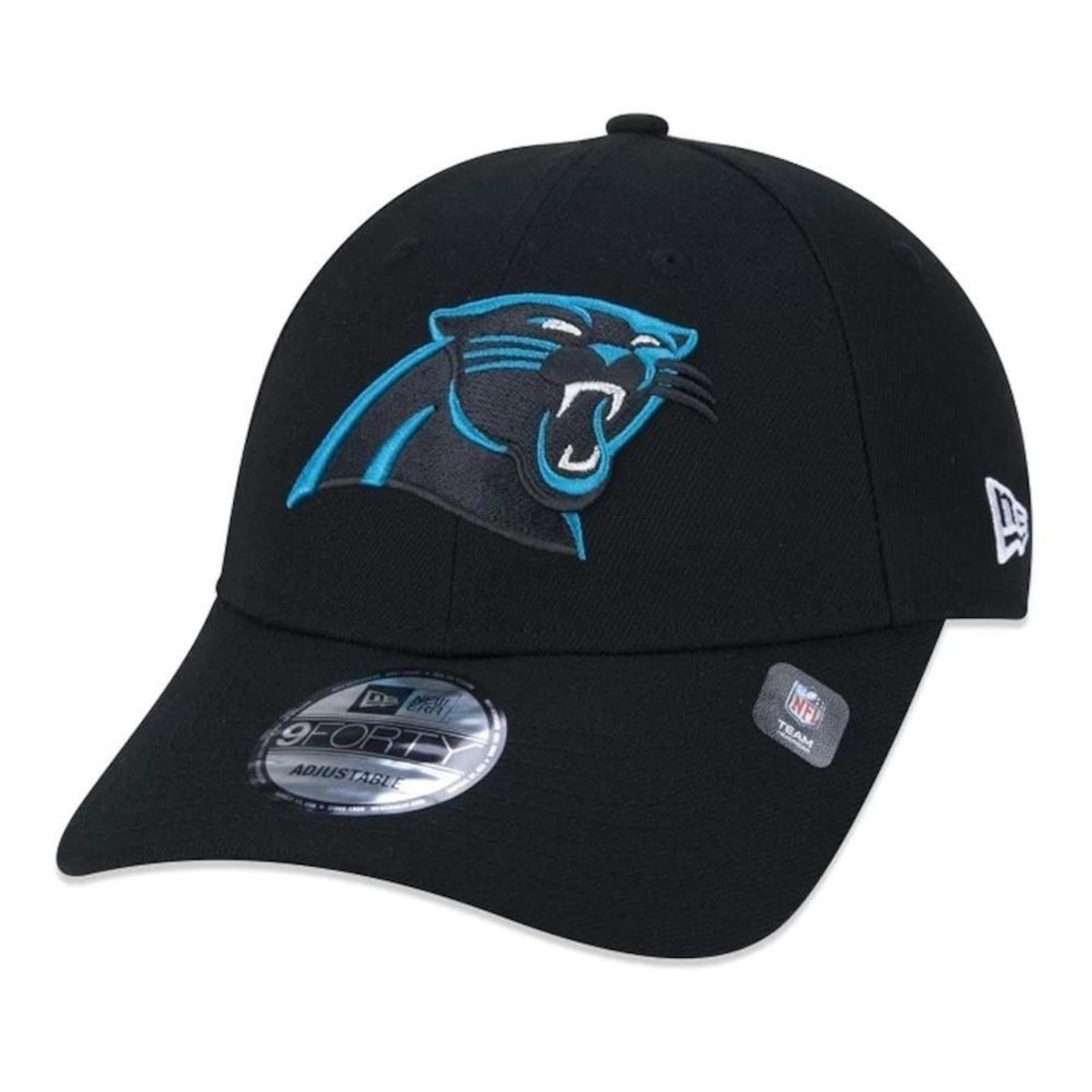 Boné Aba Curva New Era Carolina Panthers 940 Team - Snapback - Adulto - Foto 1