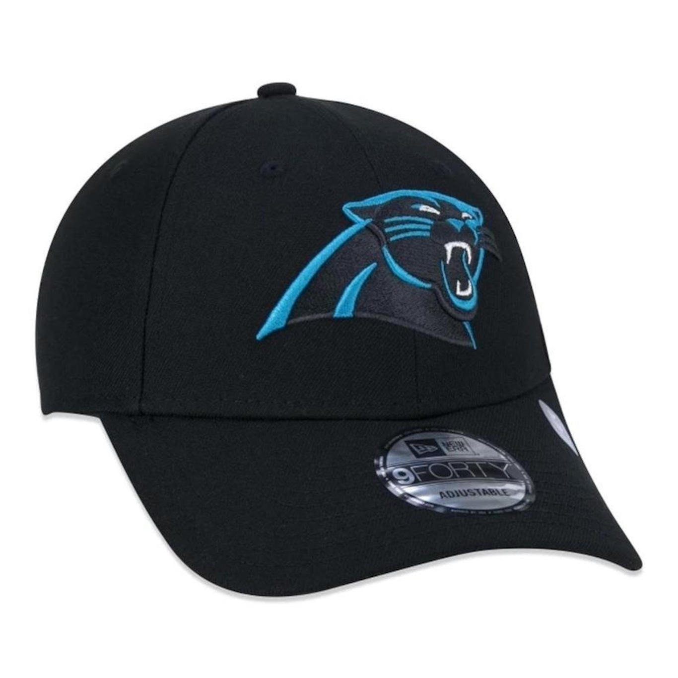 Boné Aba Curva New Era Carolina Panthers 940 Team - Snapback - Adulto - Foto 4