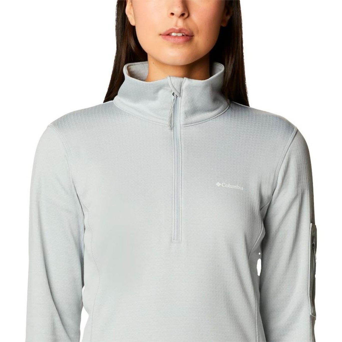 Moletom Columbia Park View Grid Fleece - Feminino - Foto 4