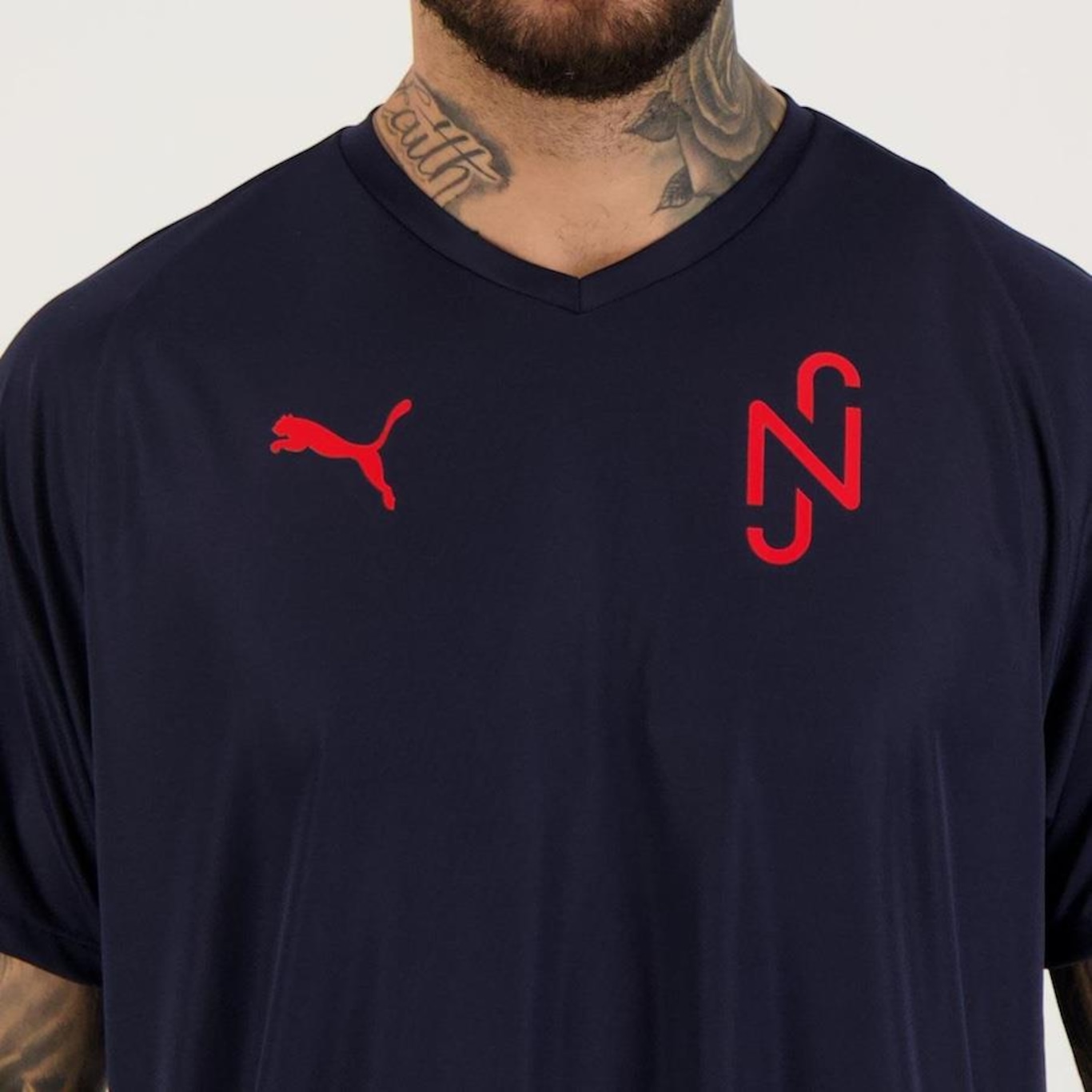 Camiseta do Neymar Jr Puma Manga Curta Teamliga Jersey - Masculina - Foto 4