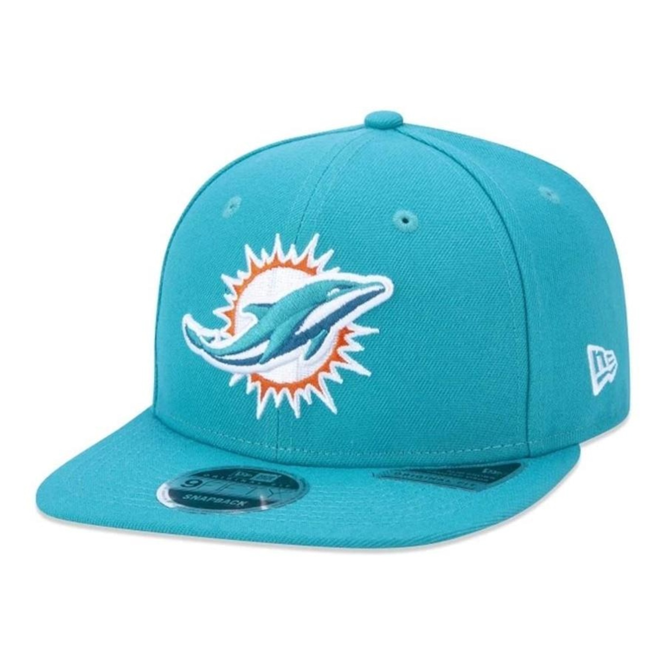 Boné Aba Reta New Era 9Fifty Original Fit Nfl Miami Dolphins - Snapback - Adulto - Foto 1