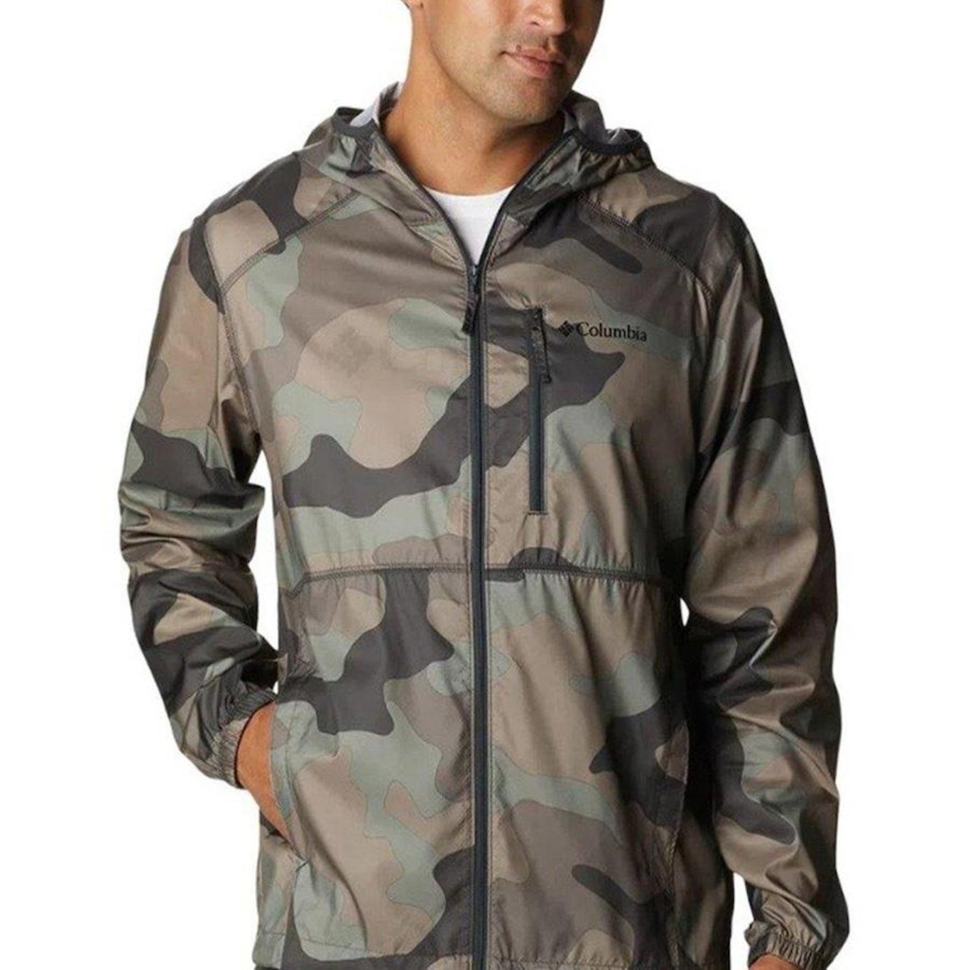 Jaqueta Columbia Flash Forward Windbreaker Print - Masculina - Foto 1