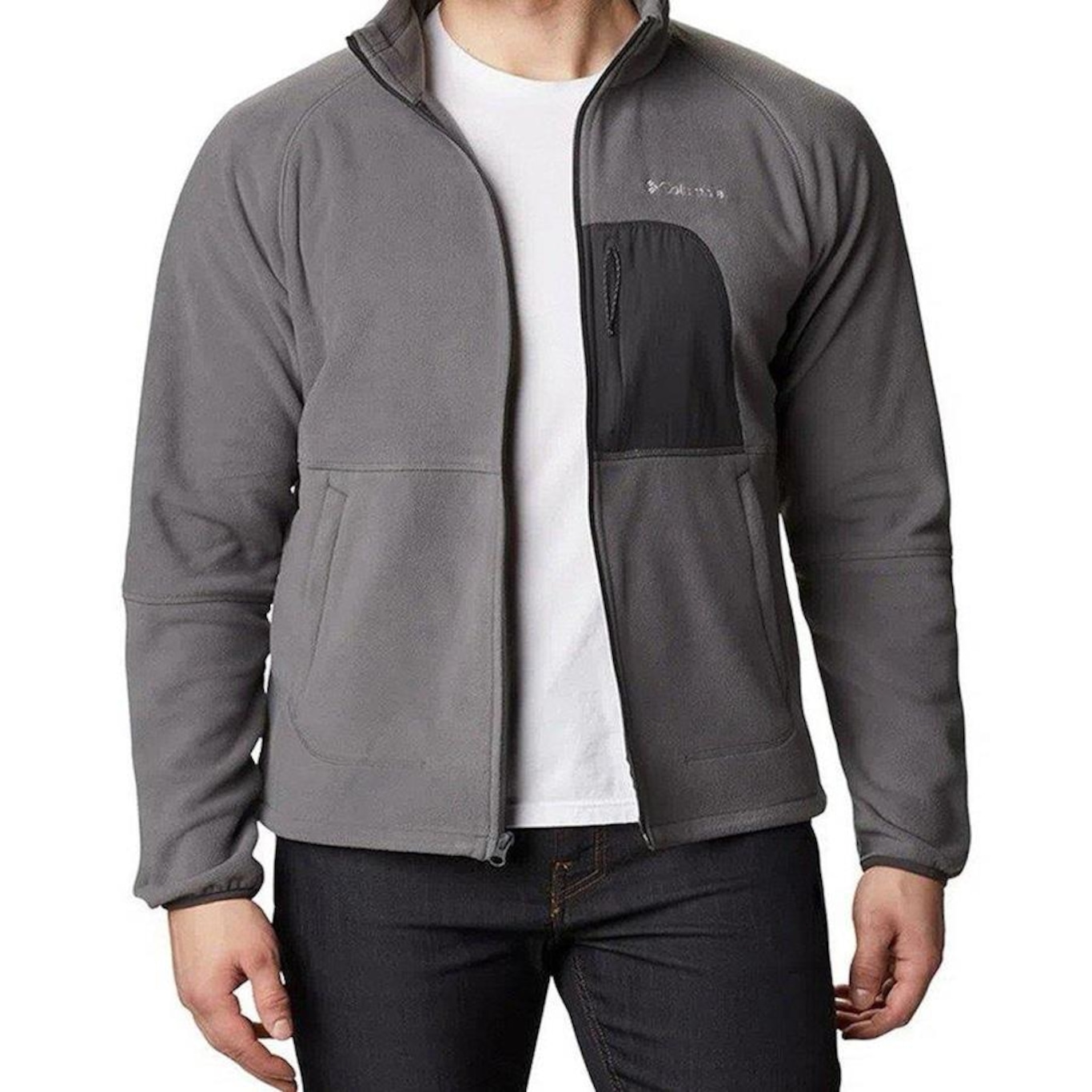 Jaqueta sem Capuz Columbia Fleece Rapid Expedition - Masculina - Foto 1