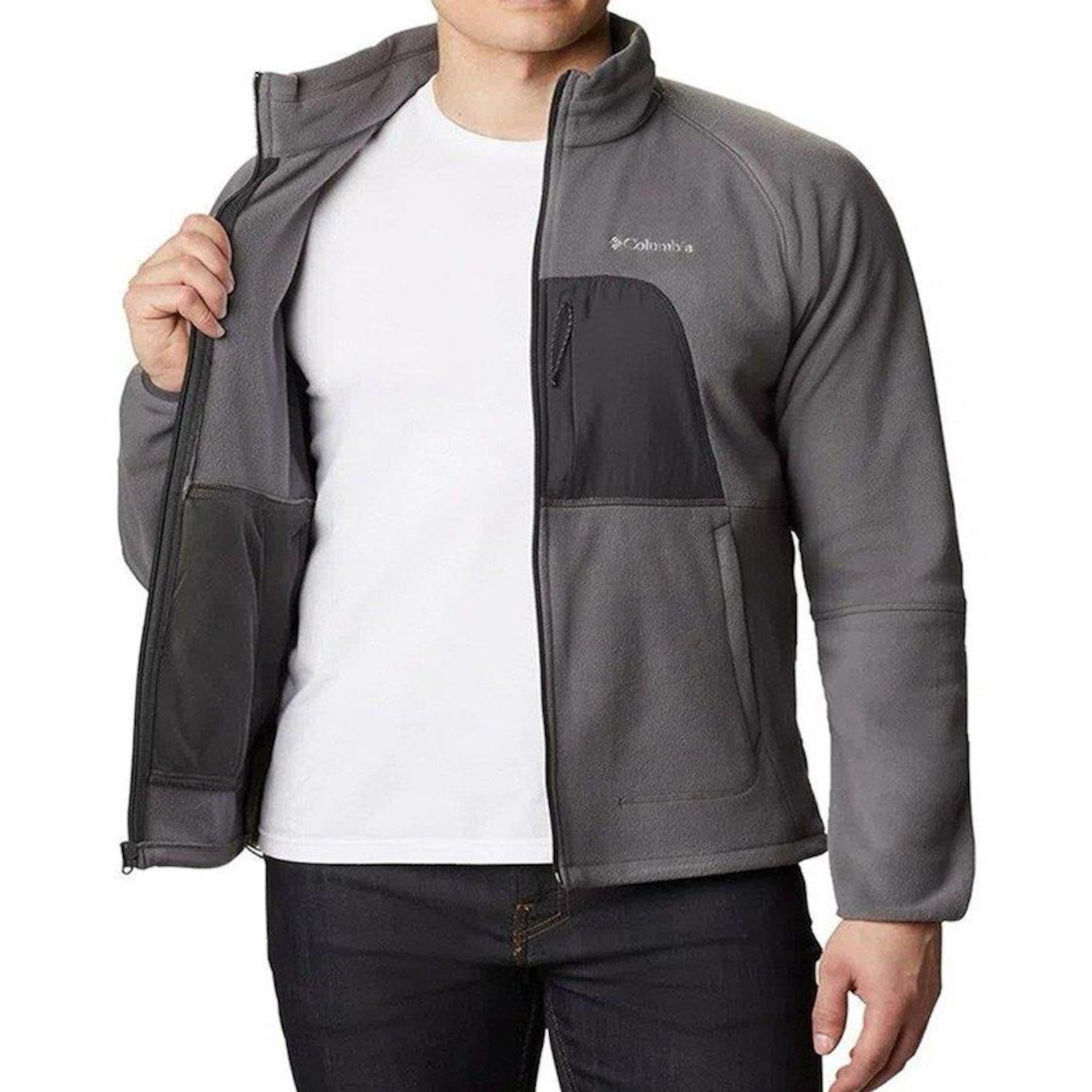 Jaqueta sem Capuz Columbia Fleece Rapid Expedition - Masculina - Foto 2