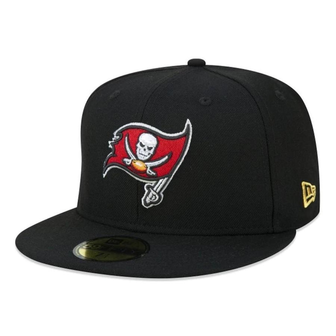 Boné Aba Reta New Era 5950 Tampa Bay Buccaneers Core - Fechado - Adulto - Foto 1