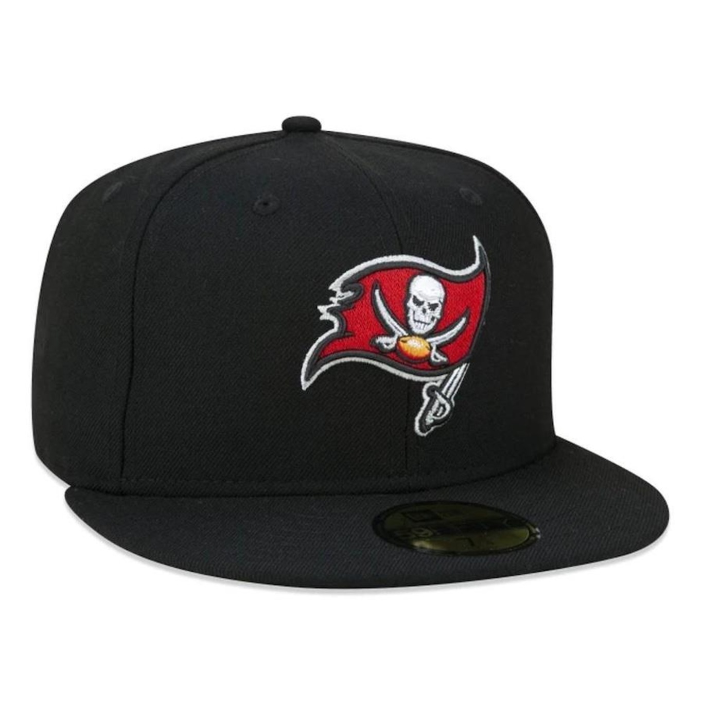 Boné Aba Reta New Era 5950 Tampa Bay Buccaneers Core - Fechado - Adulto - Foto 4