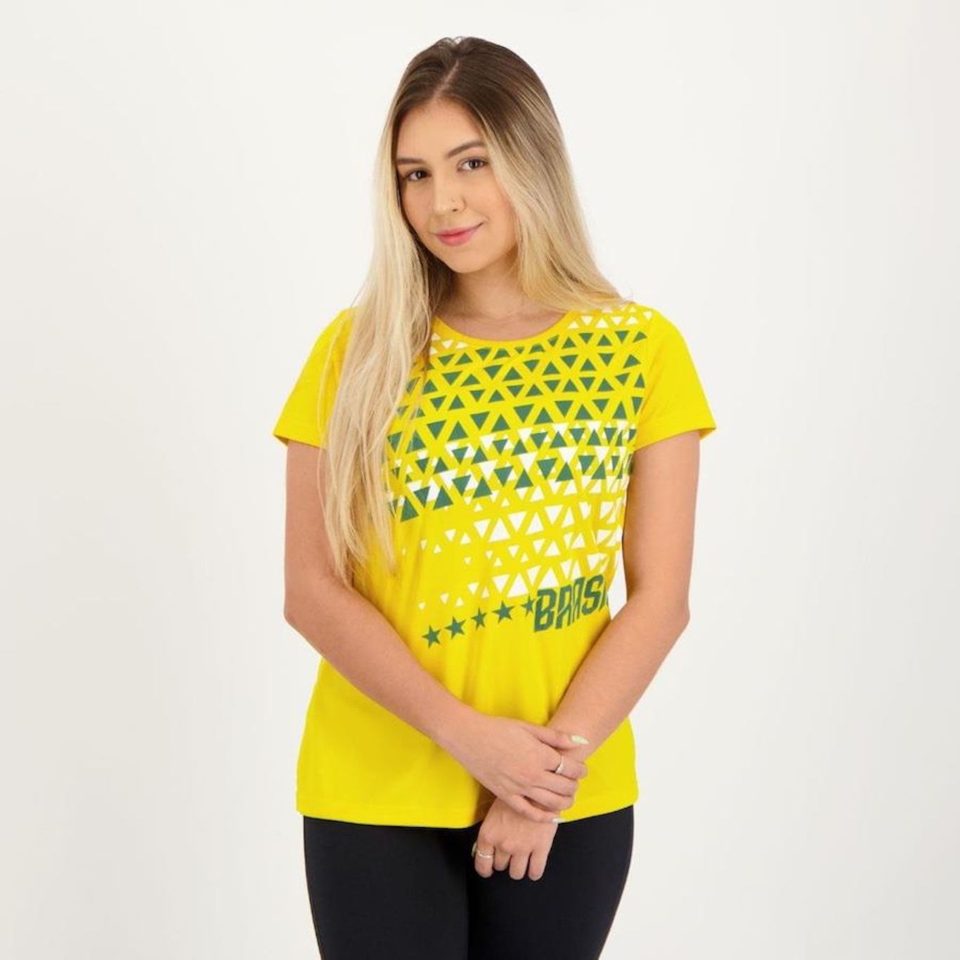 Camisa Brasil Copas Amarela - FutFanatics