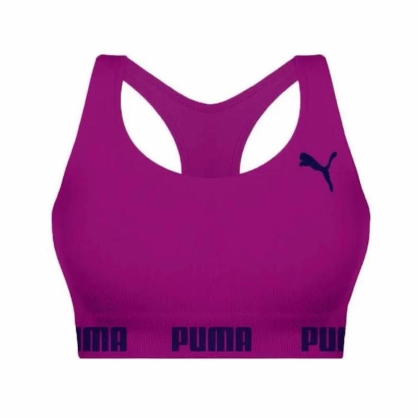 Kit Top Fitness Puma Nadador sem Costura - Feminino - 4 unidades - Foto 2