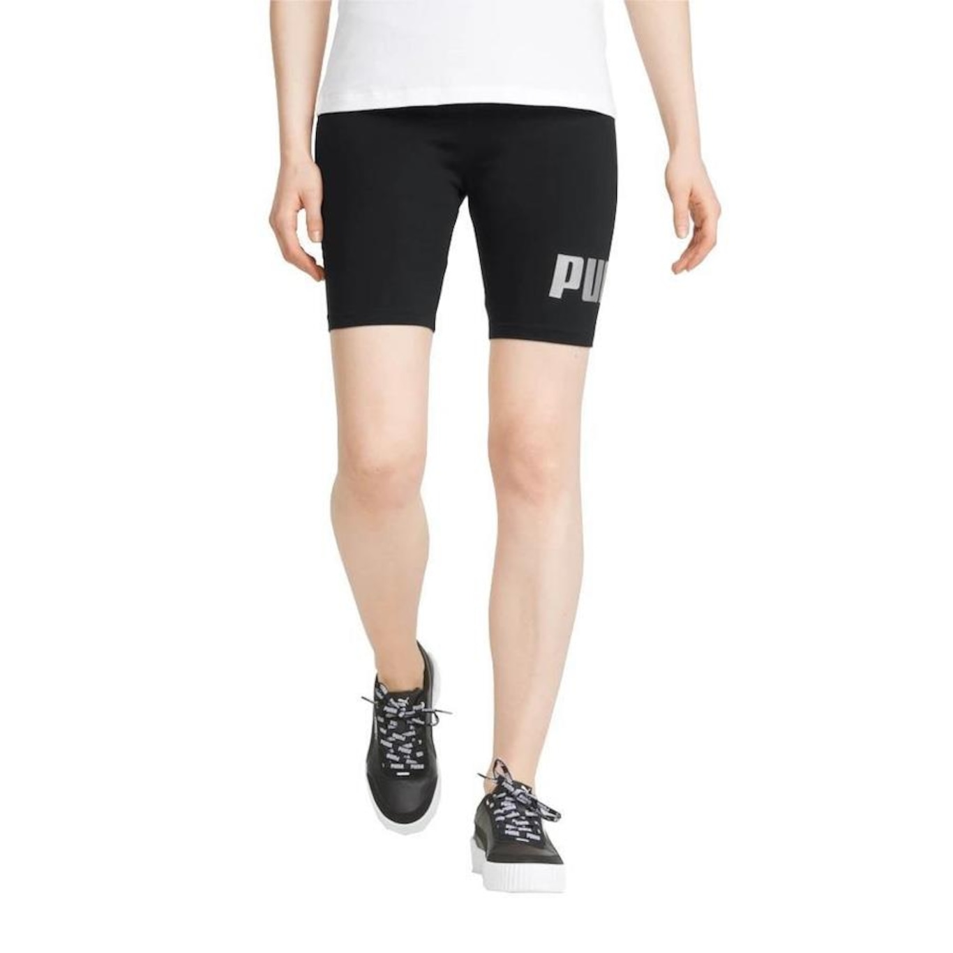 Shorts Puma Essentials Plus Metallic - Feminino - Foto 1