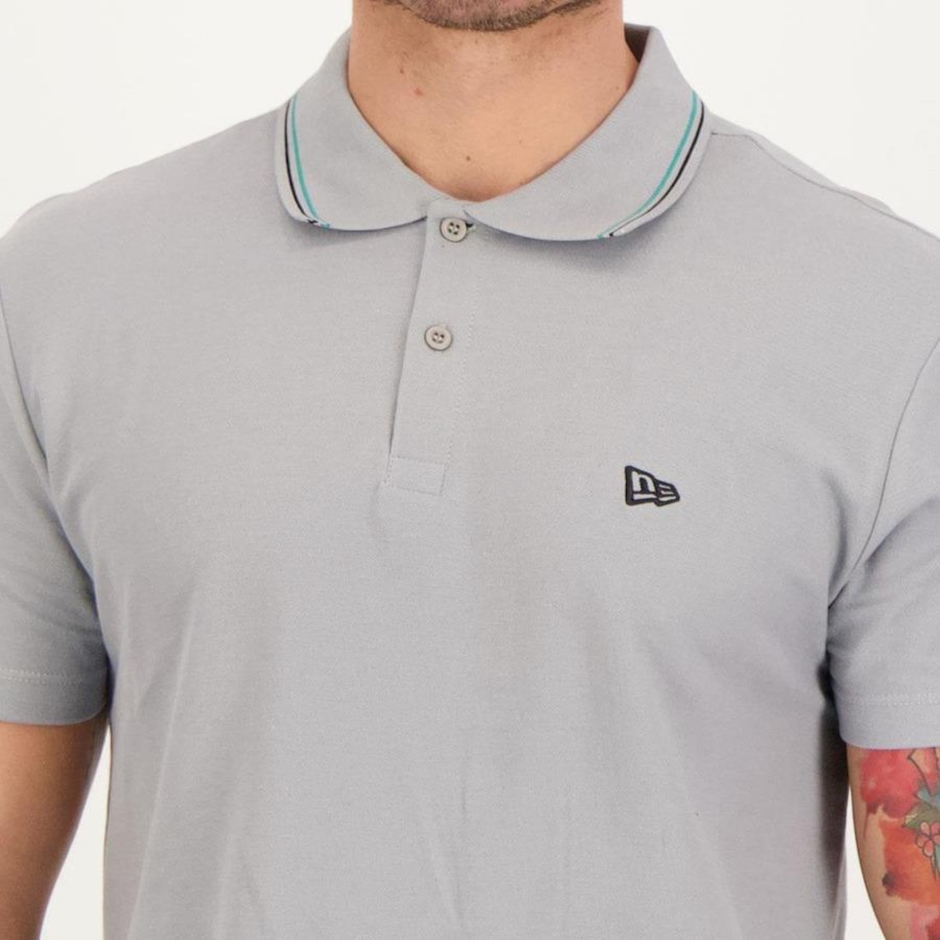 Camisa Polo New Era Have Fun Basic Flag - Masculina - Foto 4