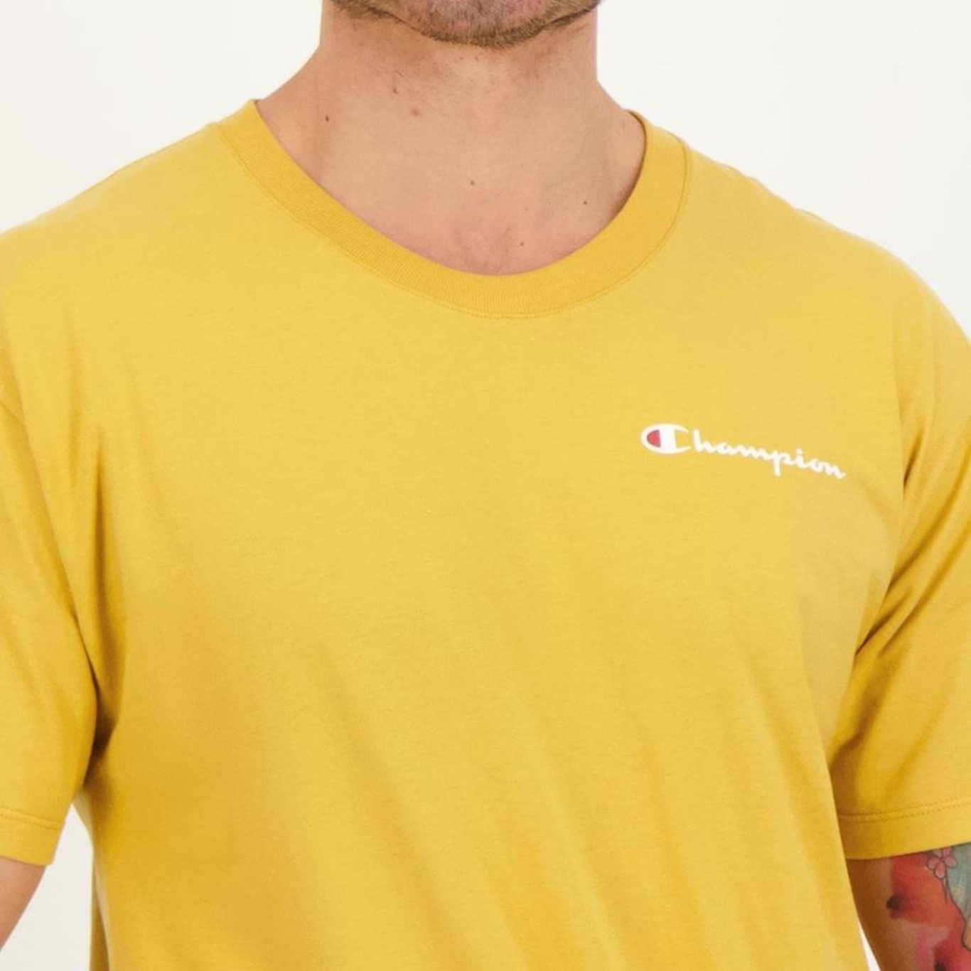 Camiseta Champion Mini Logo Script - Masculina - Foto 4