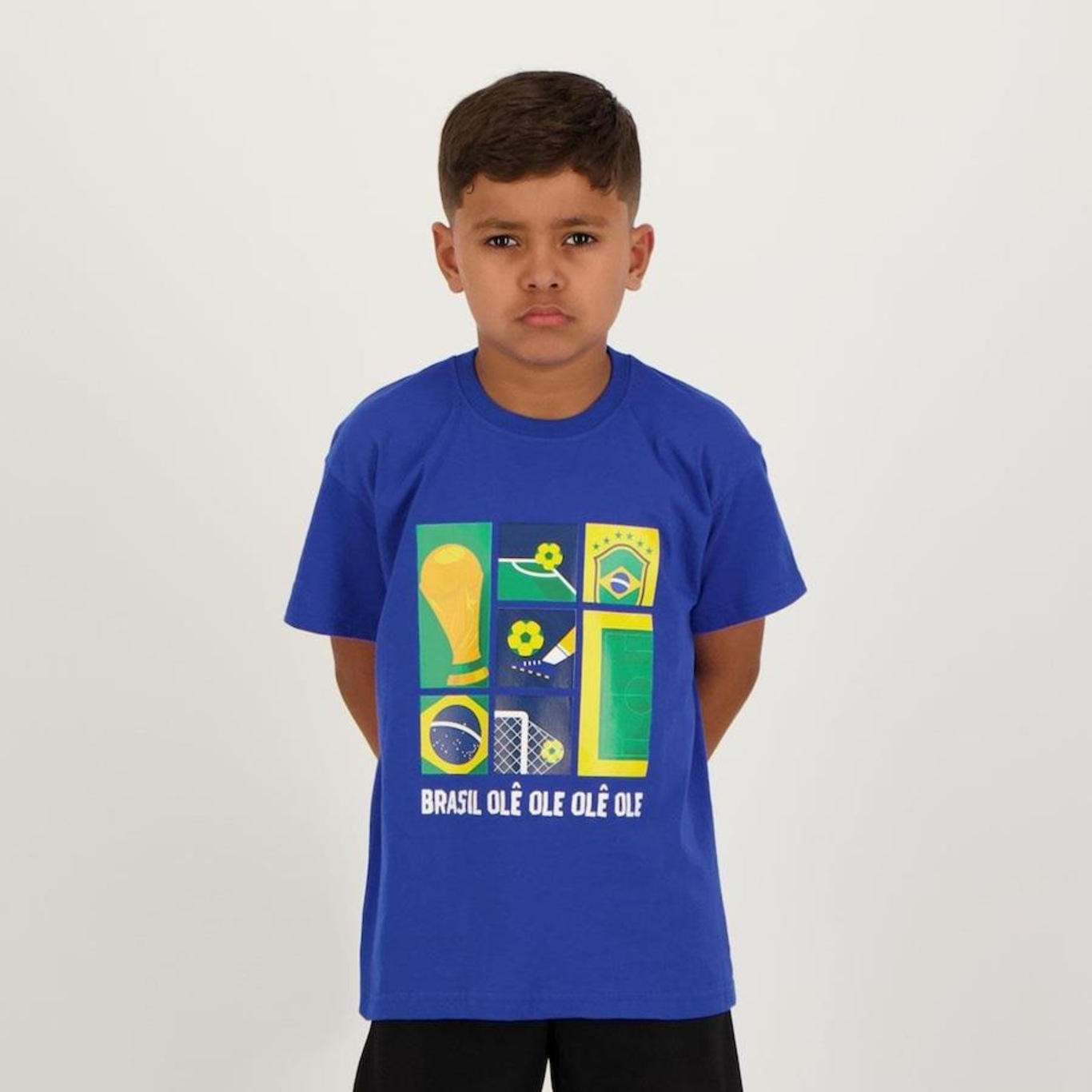 Camiseta Futfanatics Brasil HQ - Infantil - Foto 1