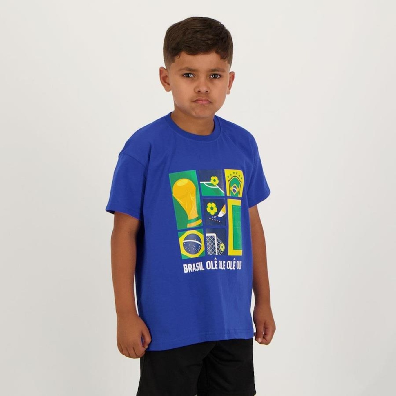 Camiseta Futfanatics Brasil HQ - Infantil - Foto 2