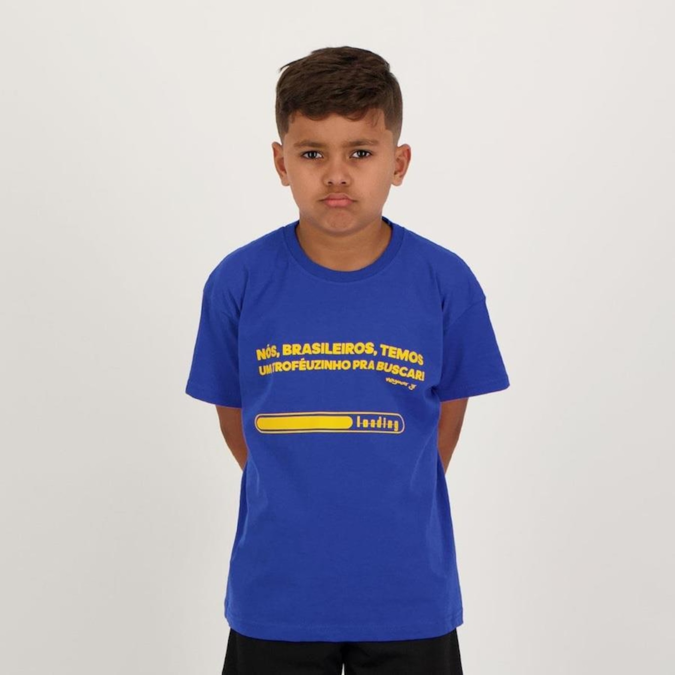 Camiseta Futfanatics Brasil Trofeuzinho - Masculina - Foto 1