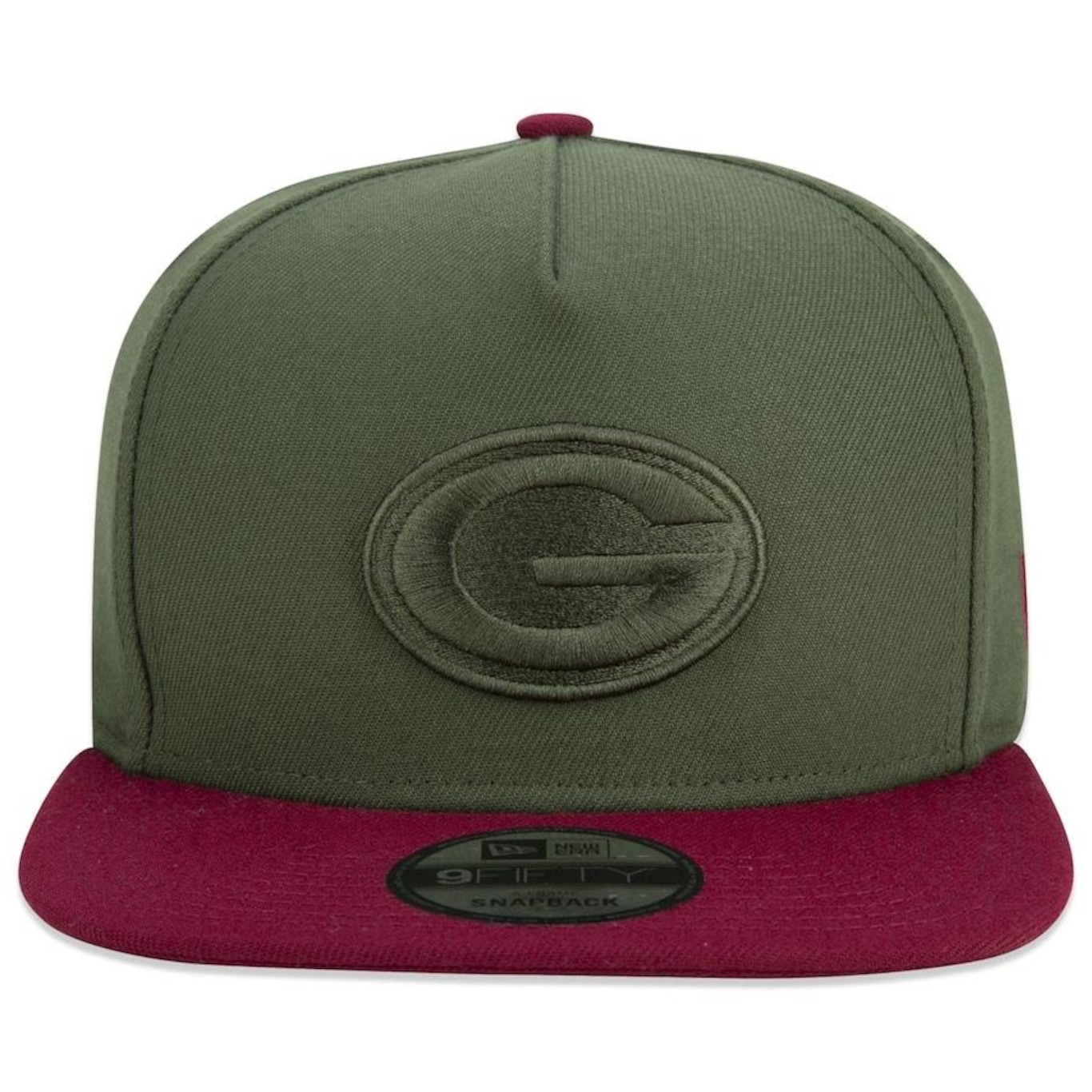 Boné Aba Reta New Era 9Fifty Original Fit A-Frame Nfl Green Bay Packers Classic - Snapback - Adulto - Foto 2