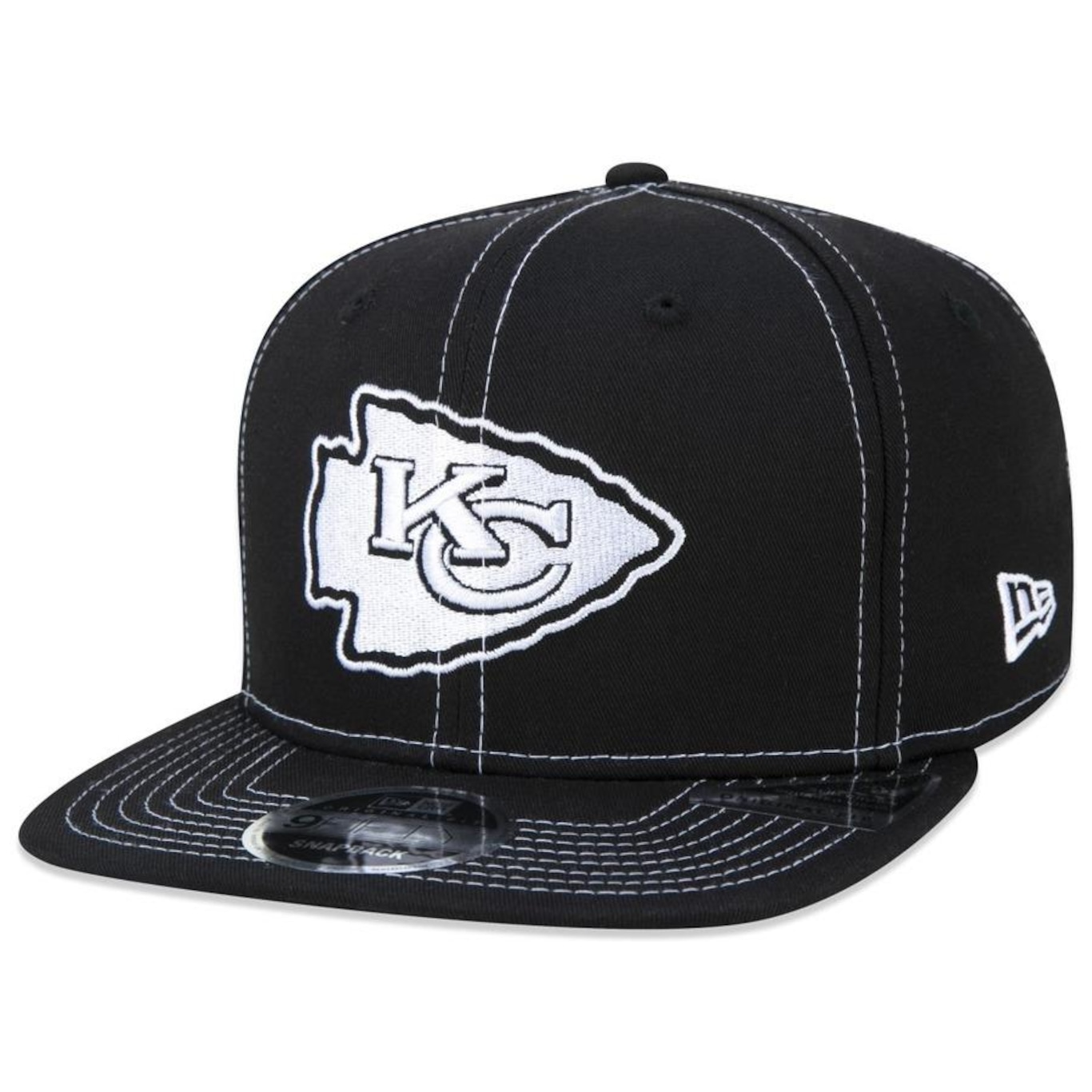 Boné Aba Reta New Era 9Fifty Original Fit Nfl Kansas City Chiefs Core - Snapback - Adulto - Foto 1