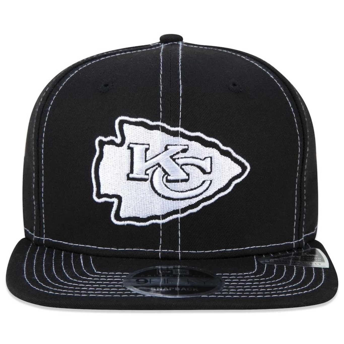 Boné Aba Reta New Era 9Fifty Original Fit Nfl Kansas City Chiefs Core - Snapback - Adulto - Foto 2