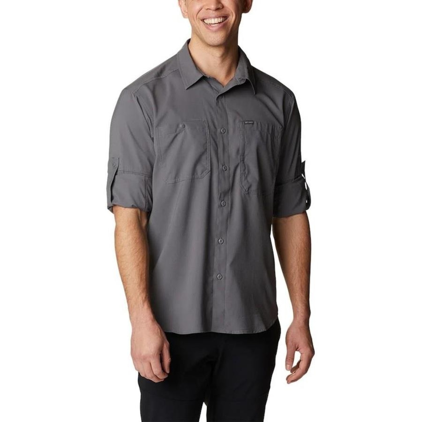 Camisa Columbia Silver Ridge II Utility Lite - Masculina - Foto 3