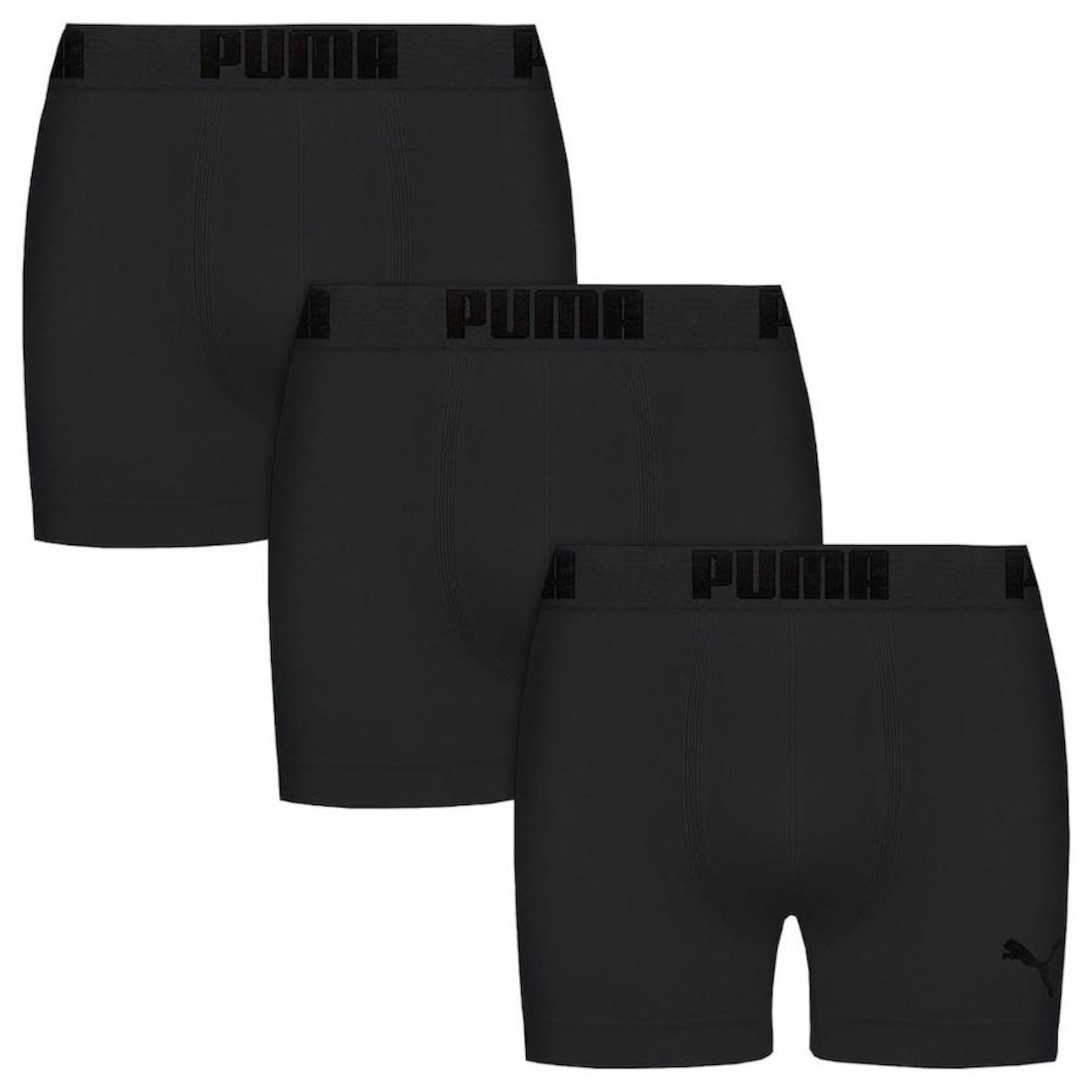 Kit Cuecas Boxer Puma Sem Costura - 3 Unidades - Masculina - Foto 4