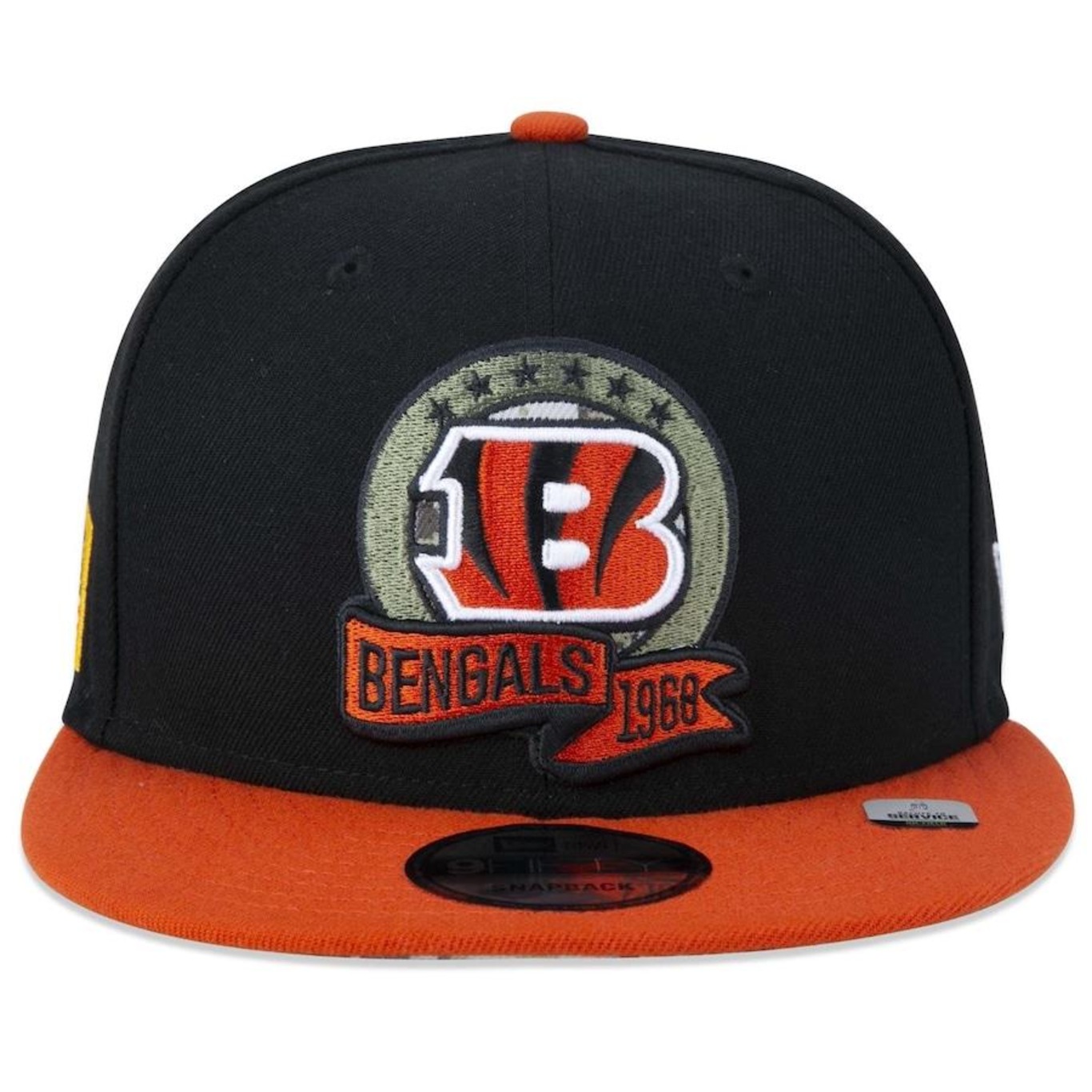 Boné Aba Reta New Era 9Fifty Cincinnati Bengals Salute To Service 2022 - Snapback - Adulto - Foto 2