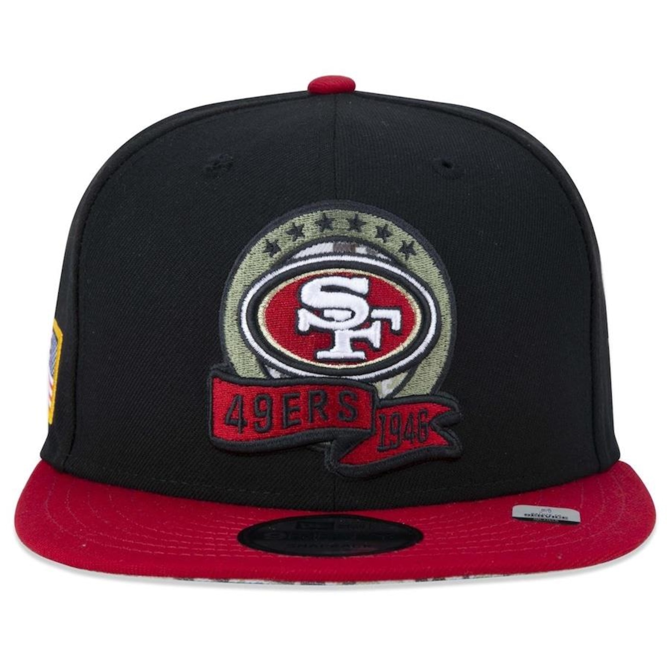 Boné Aba Reta New Era 9Fifty San Francisco 49Ers Salute To Service 2022 - Snapback - Adulto - Foto 2