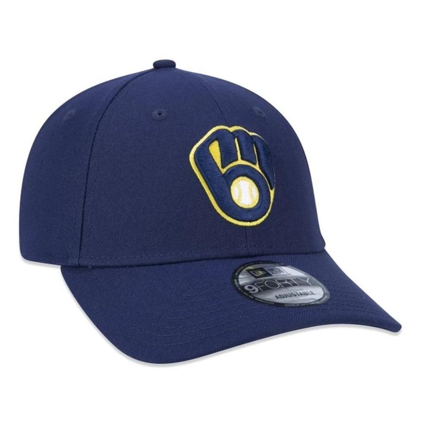 Boné Aba Curva New Era Milwaukee Brewers 940 Team Color - Snapback - Adulto - Foto 4