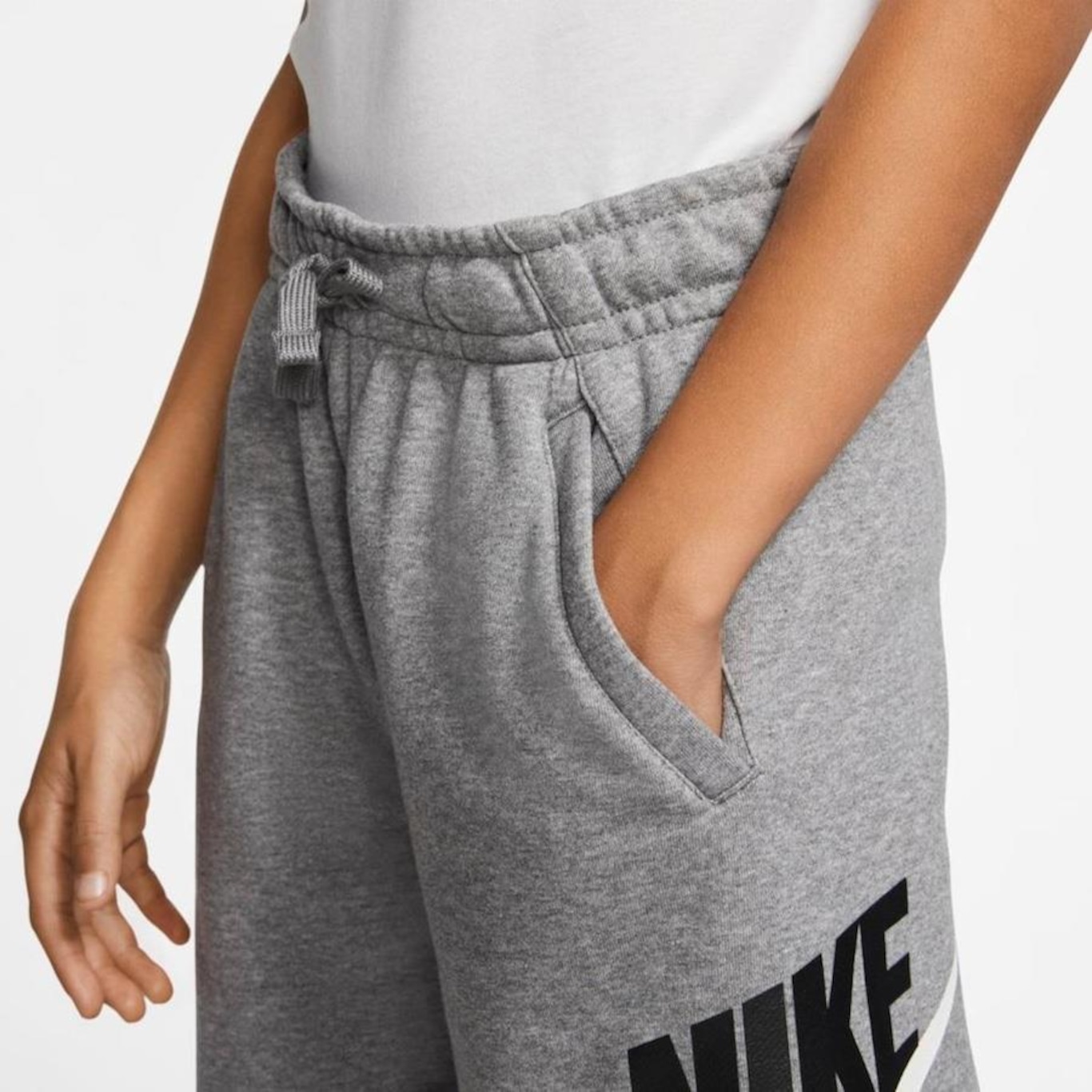 Shorts Nike Sportswear Club Fleece - Infantil - Foto 6