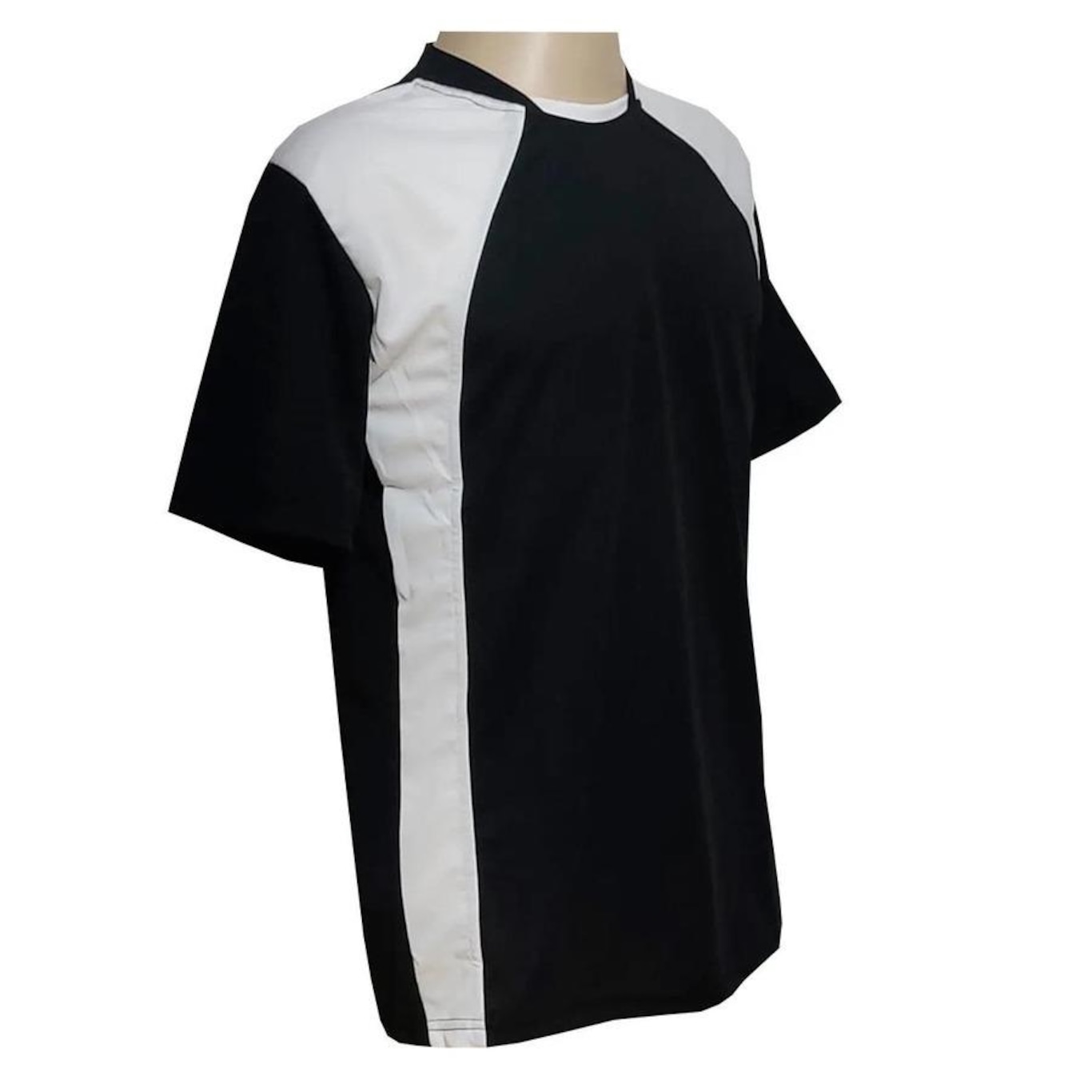 Uniforme Esportivo TRB 20 Camisas Preto/Branco e Calções Brancos - Foto 1