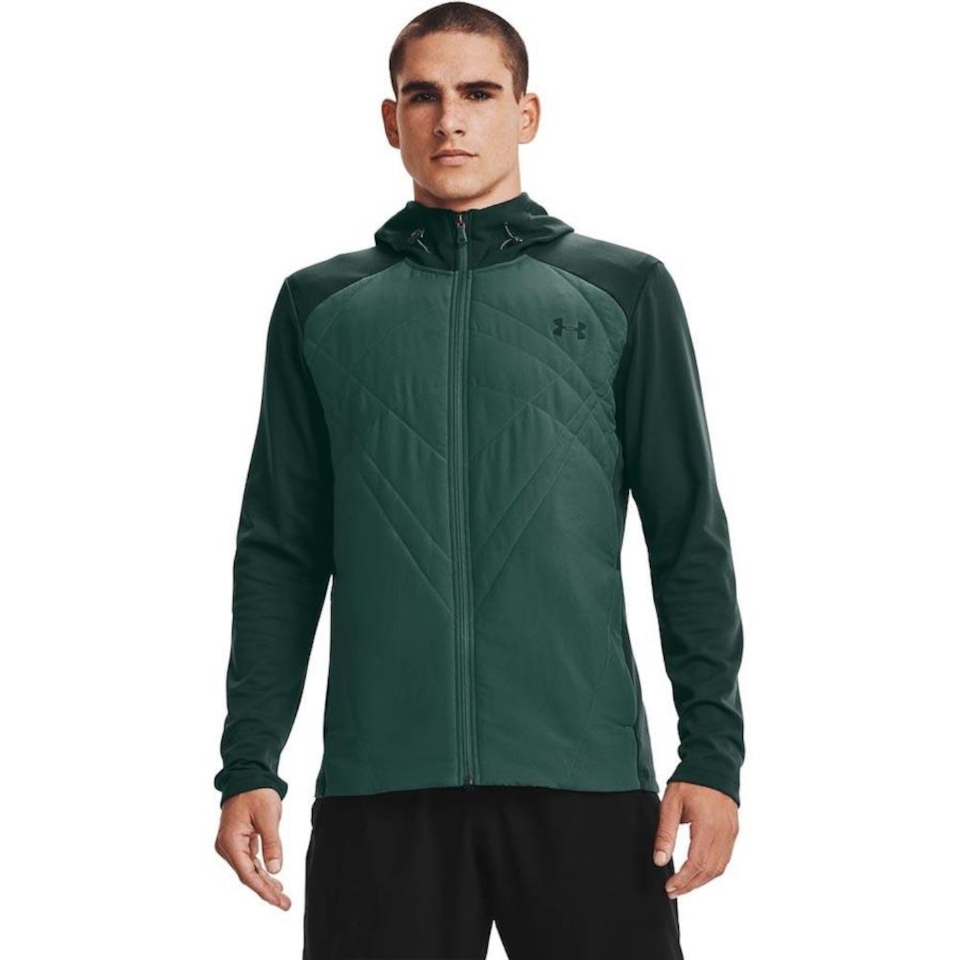 Jaqueta com Capuz Under Armour Sprint Hybrid - Masculina - Foto 1