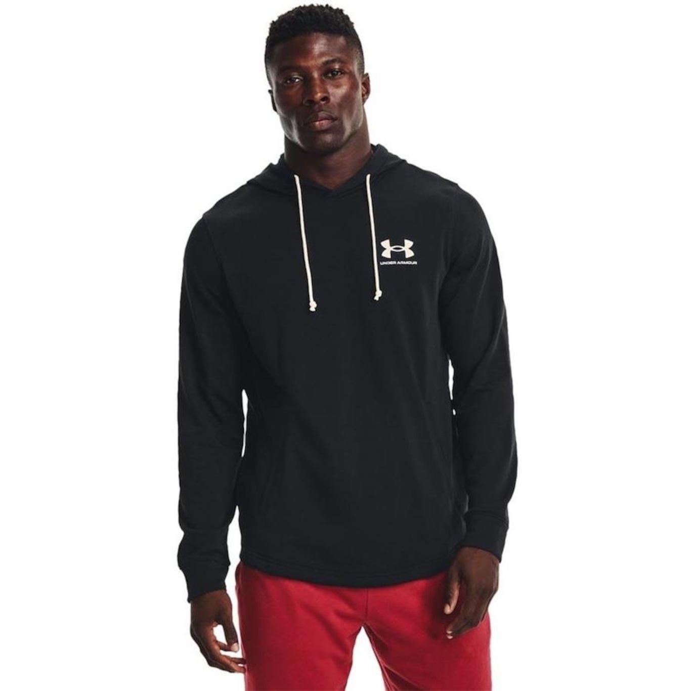 Blusão de Moletom com Capuz Under Armour Rival Terry - Masculino - Foto 1