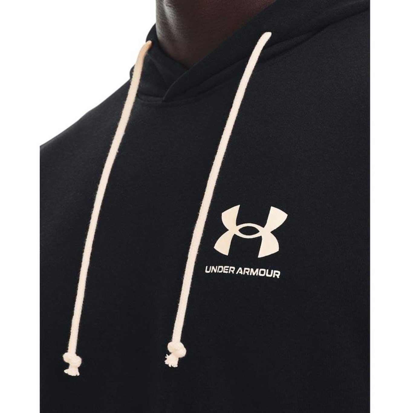 Blusão de Moletom com Capuz Under Armour Rival Terry - Masculino - Foto 4