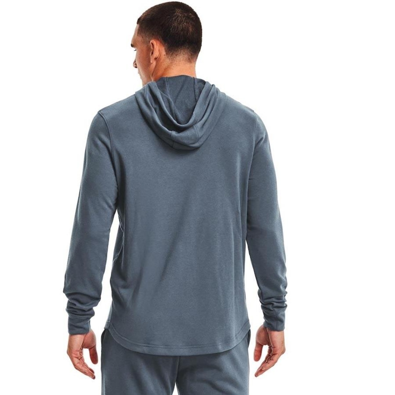 Jaqueta Under Armour Rival Terry Logo Crew - Masculina - Foto 2