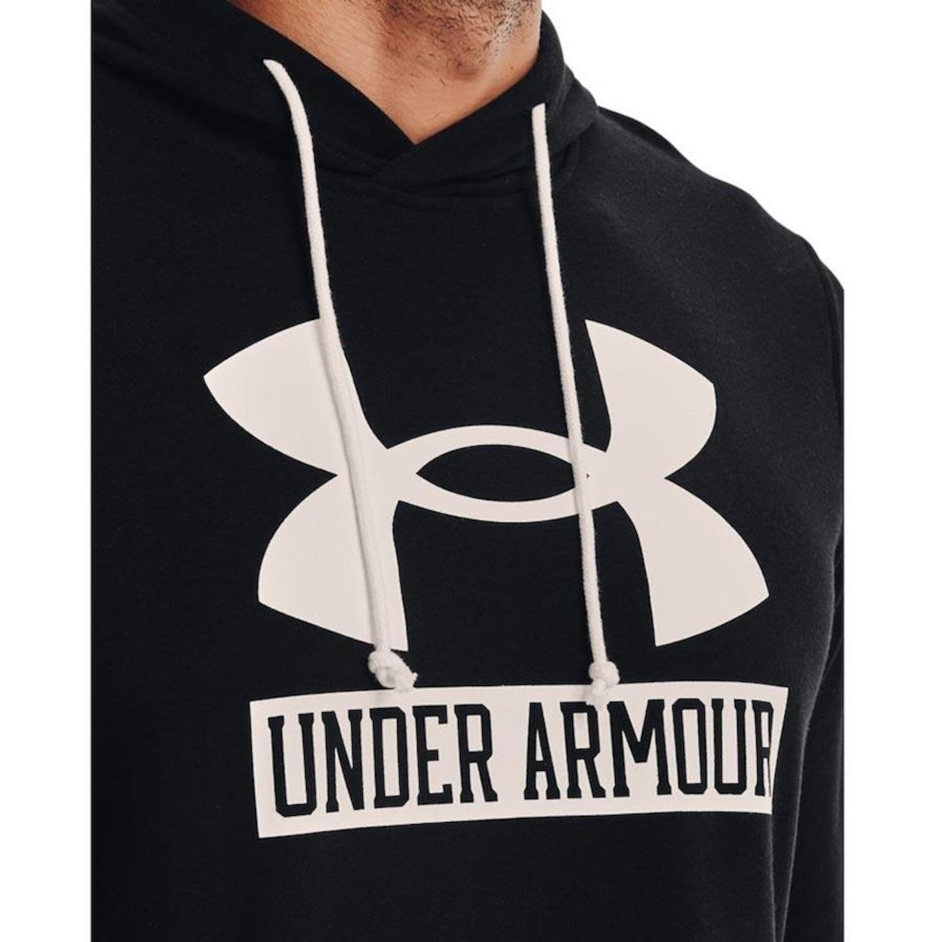 Blusão de Moletom com Capuz Under Armour Rival Terry Logo - Masculino - Foto 3