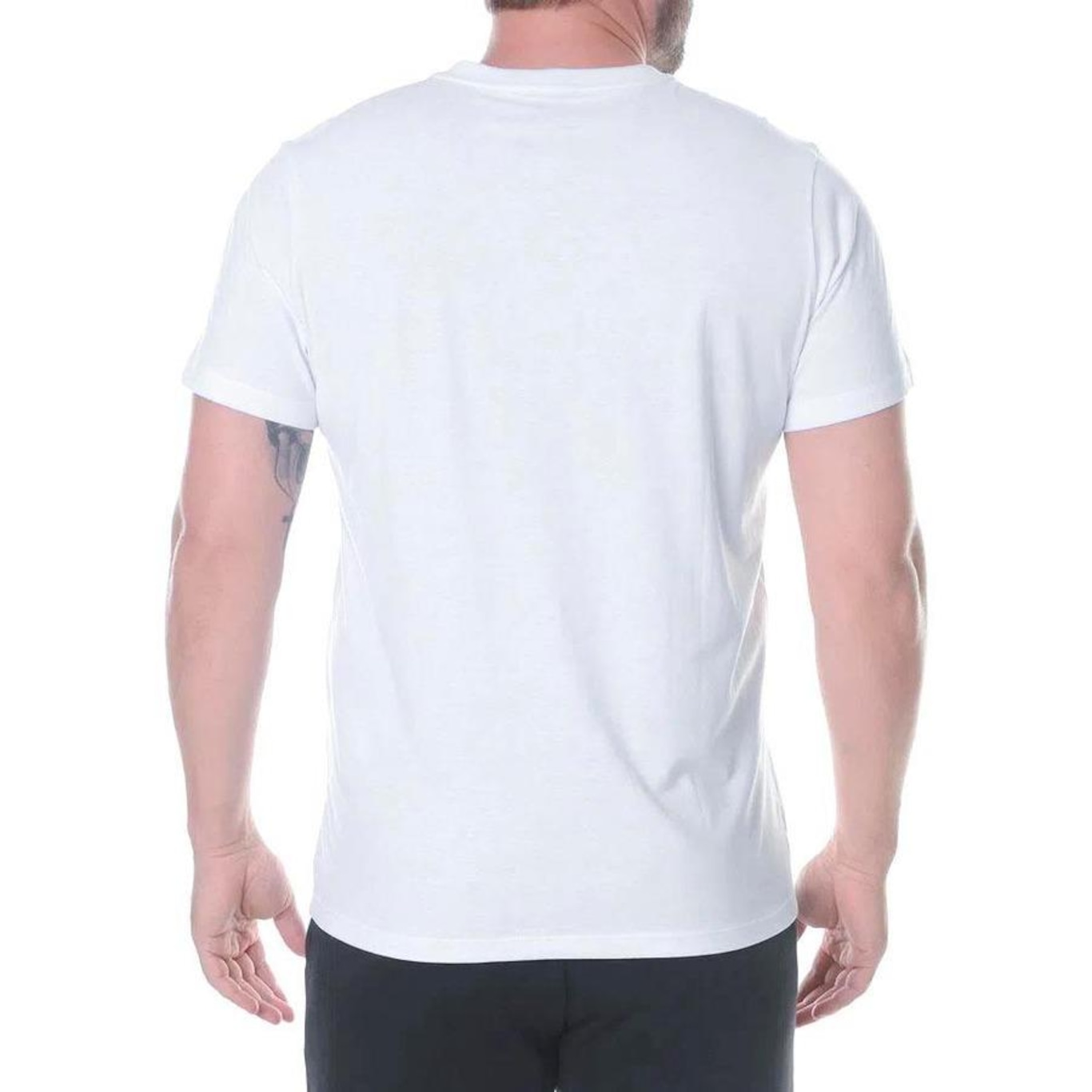 Camiseta Columbia Brushed Brand Branco Masculino - Foto 2