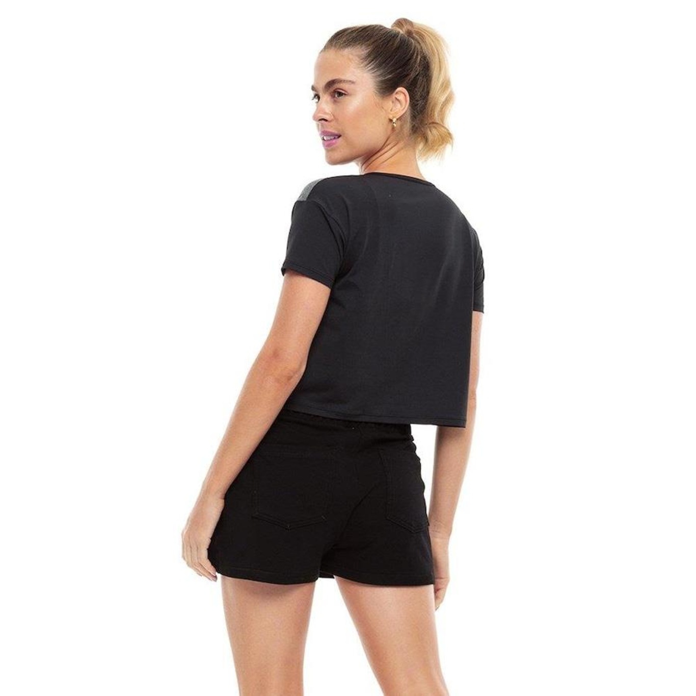 Blusa Cropped Run More Boxy Ultralight - Feminino - Foto 2