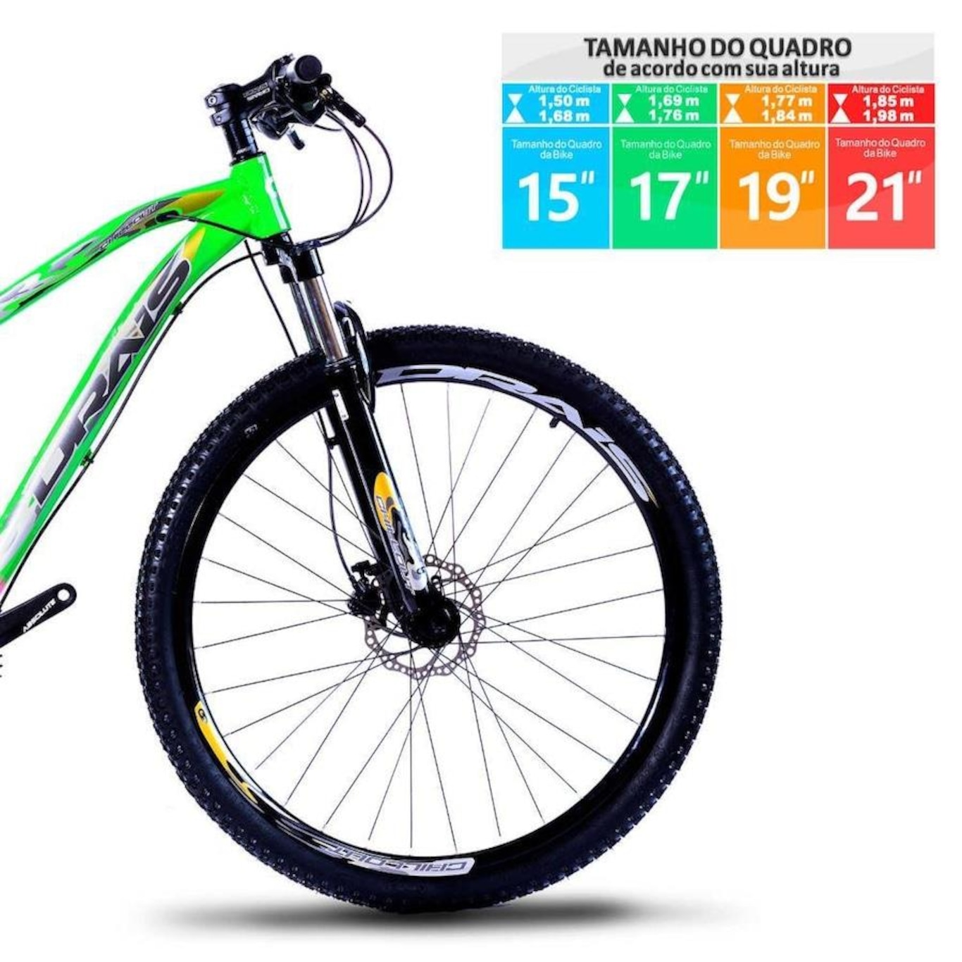 Bicicleta Drais Chillout - Aro 29 - Freio a Disco - Câmbio Shimano - 18V - Adulto - Foto 4