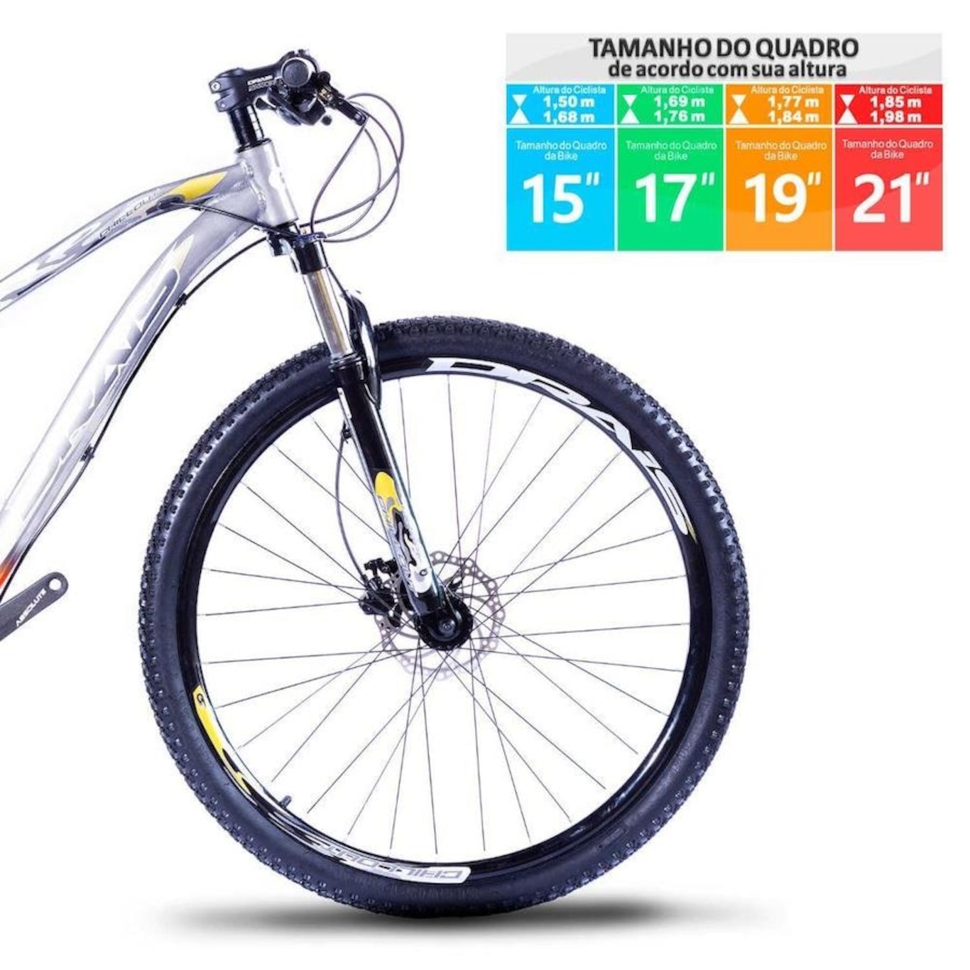 Bicicleta Drais Chillout - Aro 29 - Freio a Disco - Câmbio Shimano - 18V - Adulto - Foto 5