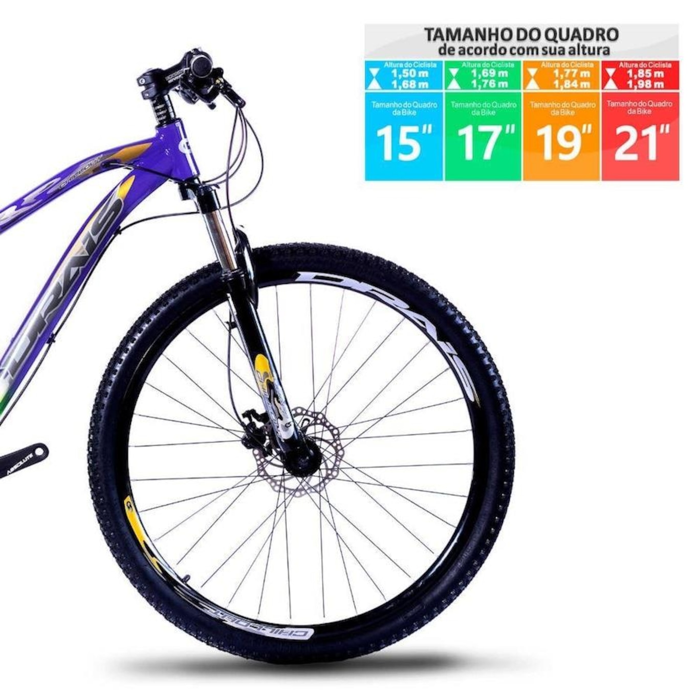 Bicicleta Drais Chillout - Aro 29 - Freio a Disco - Câmbio Shimano - 18V - Adulto - Foto 5