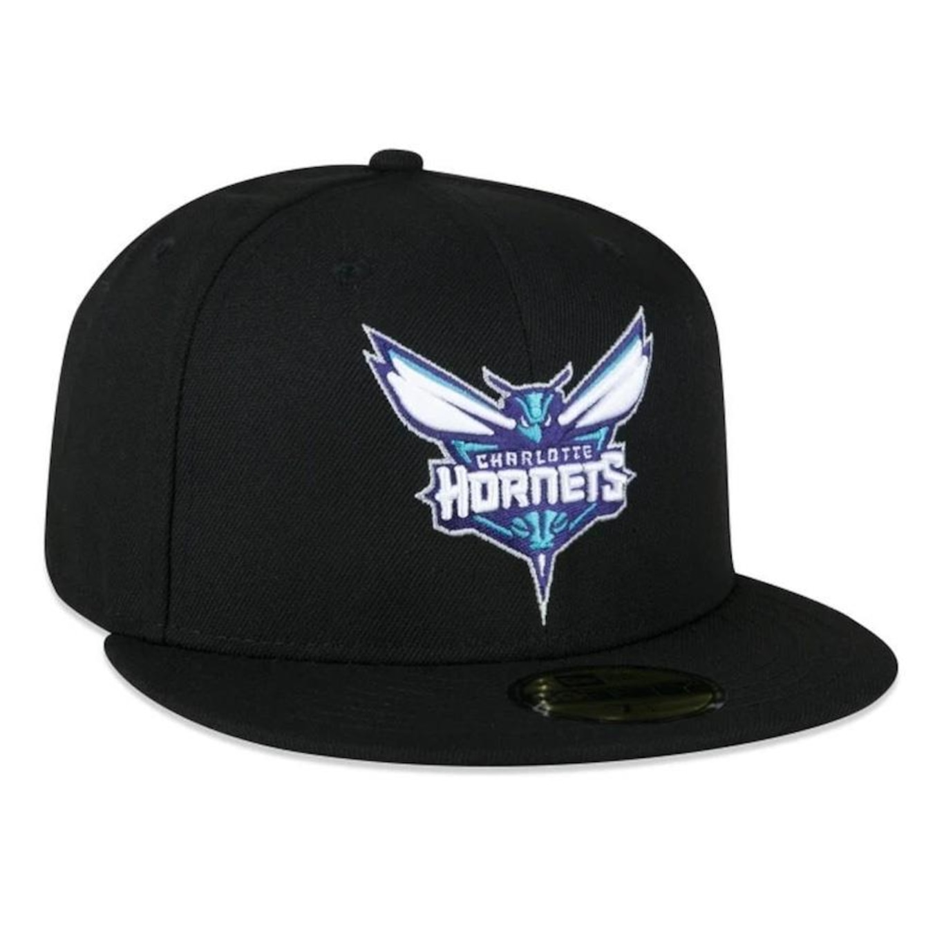 Boné Aba Reta New Era Charlotte Hornets 5950 NBA - Fechado - Adulto - Foto 4