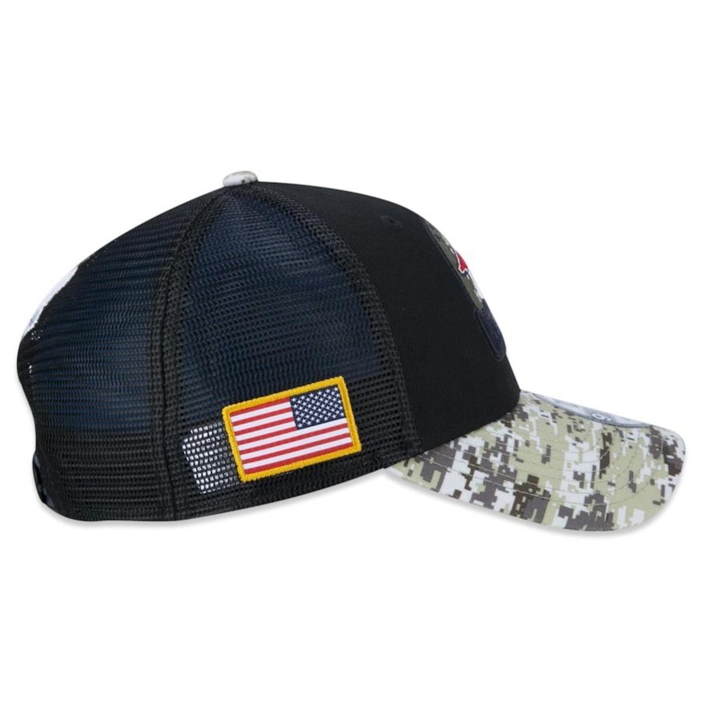 Boné Aba Curva New Era 9Forty New England Patriots Salute To Service 2022 - Snapback - Trucker - Adulto - Foto 6