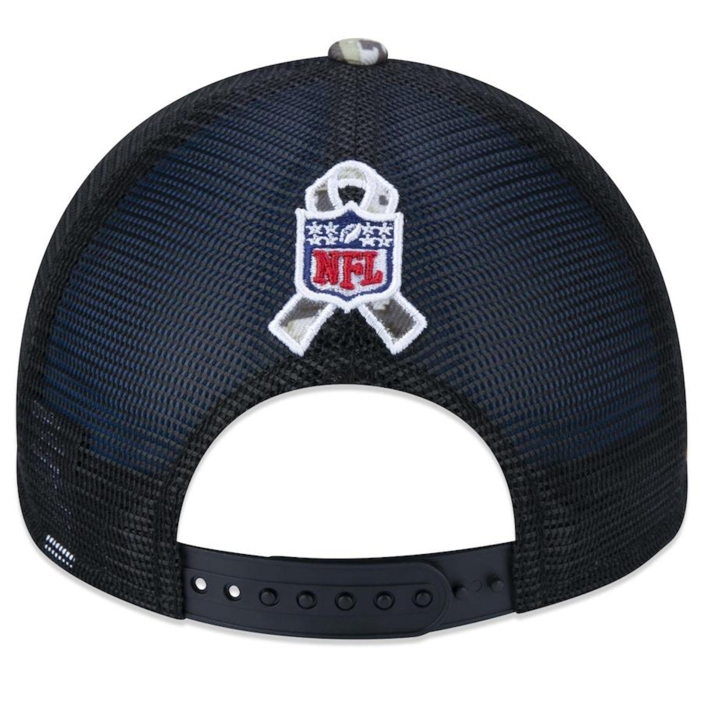 Boné Aba Curva New Era 9Forty Seattle Seahawks Salute To Service 2022 - Snapback - Trucker - Adulto - Foto 4