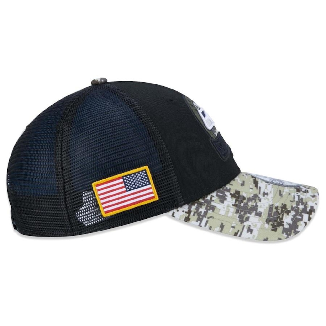 Boné Aba Curva New Era 9Forty Seattle Seahawks Salute To Service 2022 - Snapback - Trucker - Adulto - Foto 6