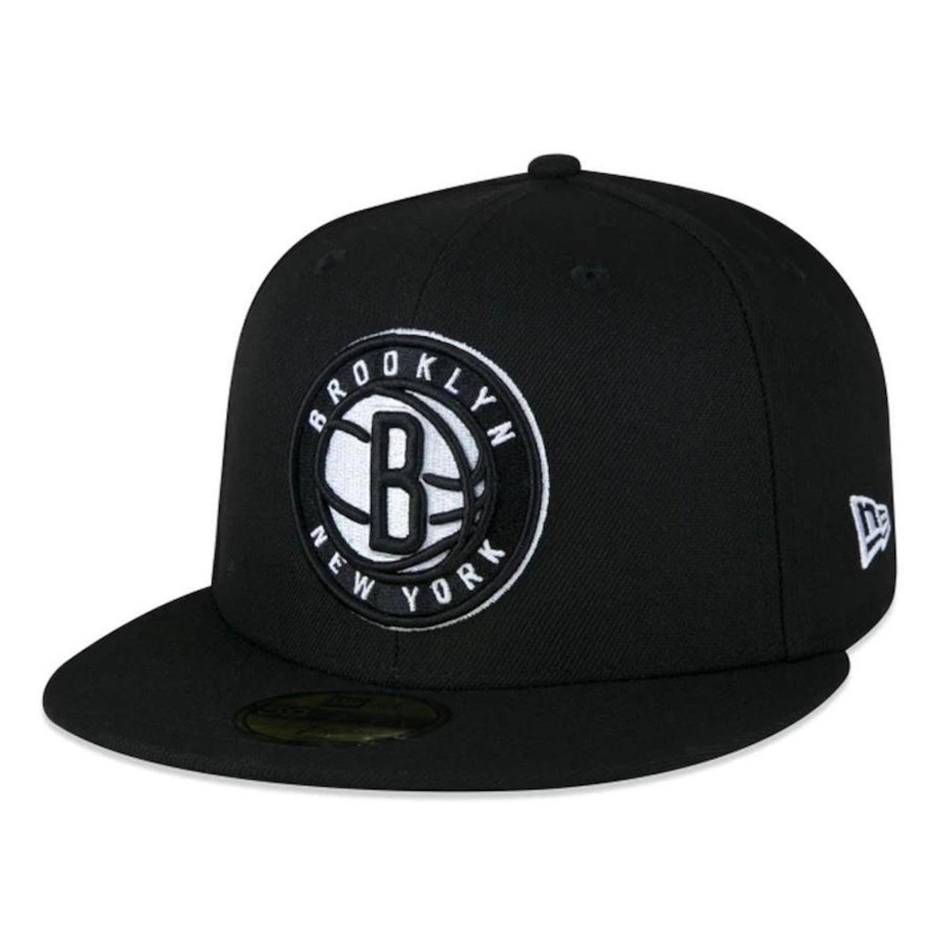 Boné Aba Reta New Era Brooklyn Nets 5950 NBA - Fechado - Adulto - Foto 1