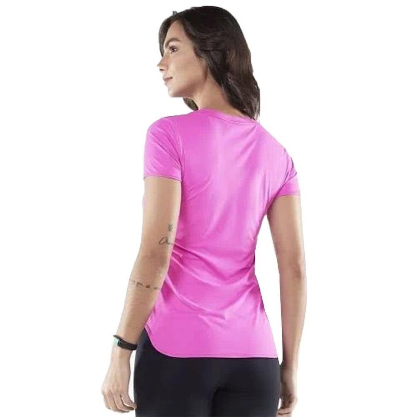 Camiseta Alto Giro Skin Fit - Feminina - Foto 2