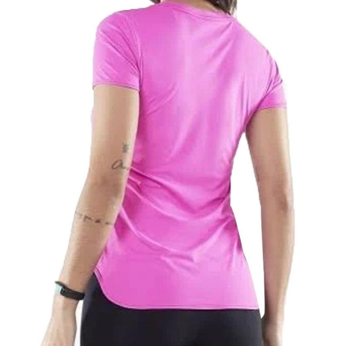 Camiseta Alto Giro Skin Fit - Feminina - Foto 4