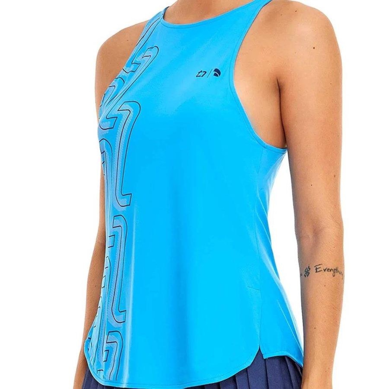 Camiseta Regata Alto Giro Skin Fit TN - Feminina - Foto 3