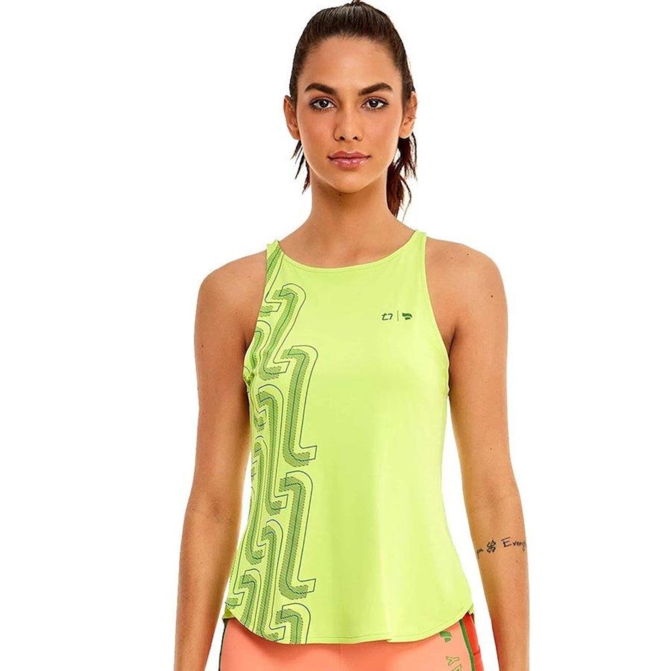 Camiseta Regata Alto Giro Skin Fit TN - Feminina - Foto 1