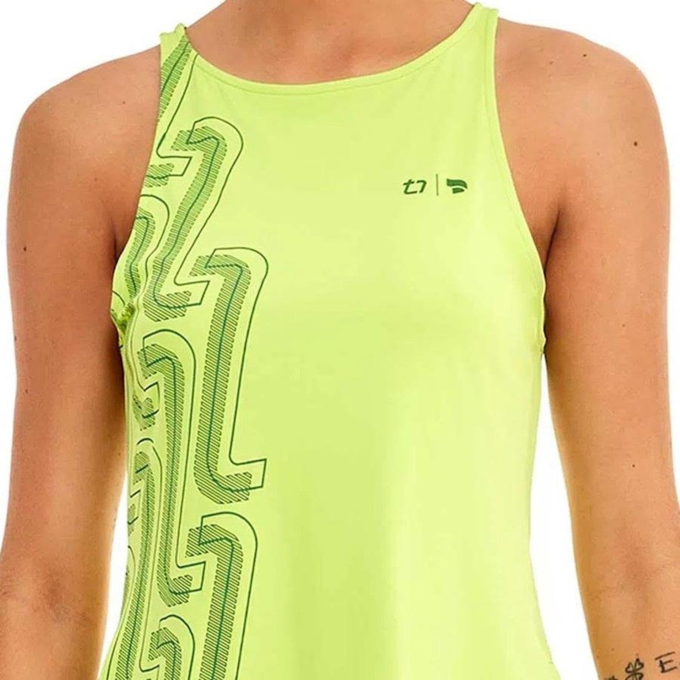 Camiseta Regata Alto Giro Skin Fit TN - Feminina - Foto 3